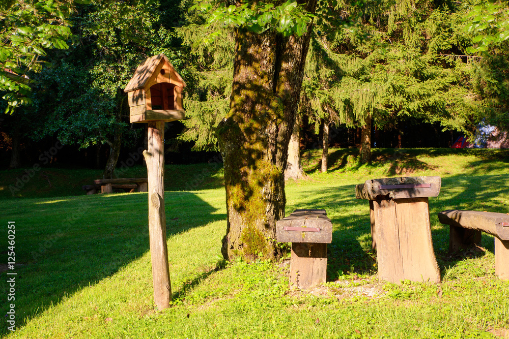 Fototapeta premium View of Birdhouse