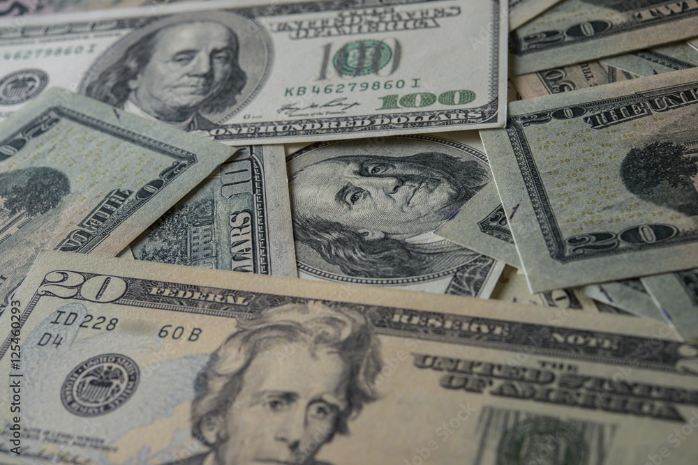 Fototapeta premium Billie dollar. money background