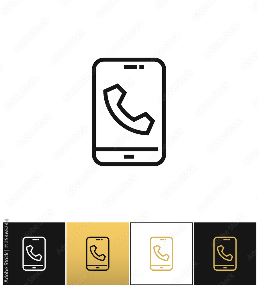 Phone call glyphs or telephone ringtone vector icon Phone call glyphs or telephone ringtone vector icon