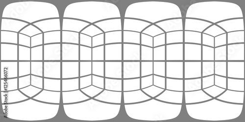 Spherical panorama of inside cube faces in equirectangular projection. Resample it to identical pixels of your panorama, place it over own layer and set the blending mode to 