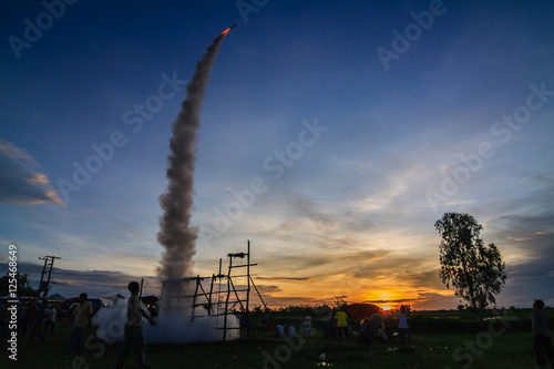Thai rocket festival