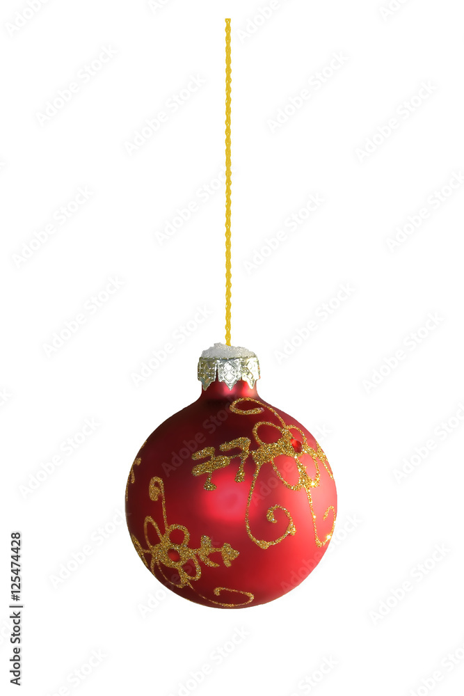 red christmas ball red christmas ball