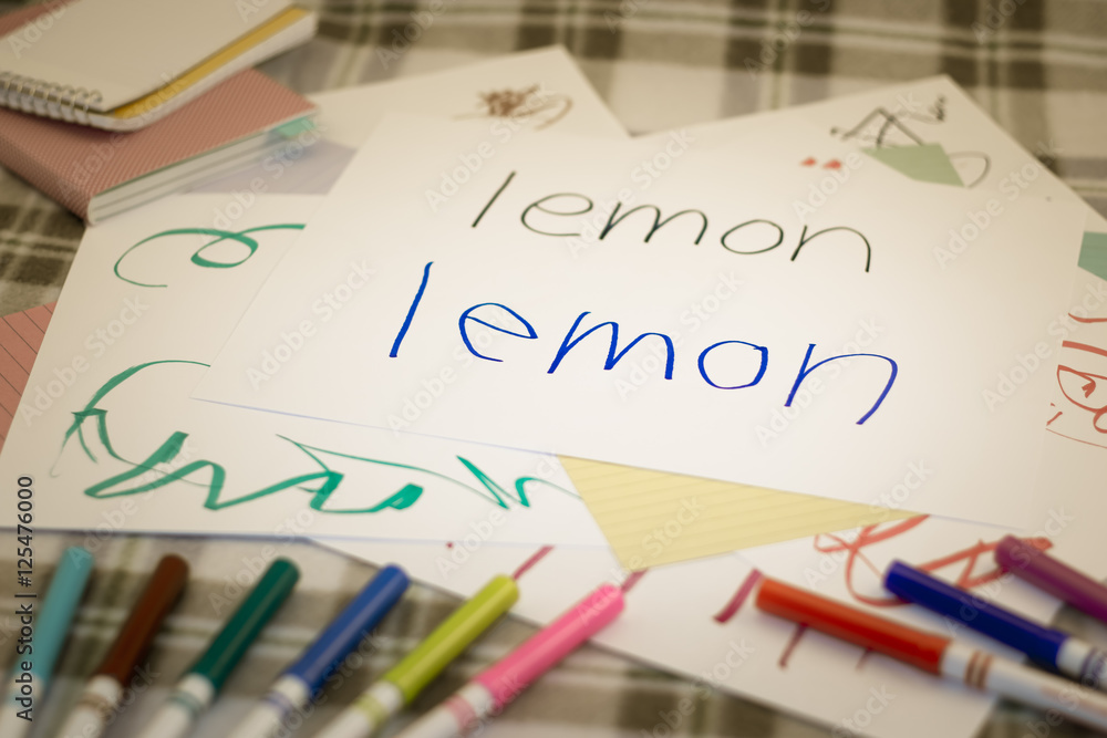 English; Kids Writing Name of the Fruits for Practice English; Kids Writing Name of the Fruits for Practice