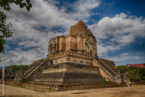 Buddhist temple Wat Chedi Luang.