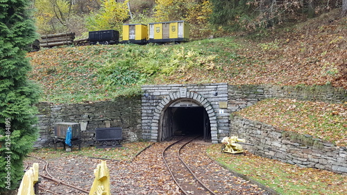 Beautiful unique landscape and life of Ore Mountains in Saxony Germany