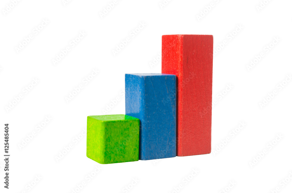 Obraz premium bar graph