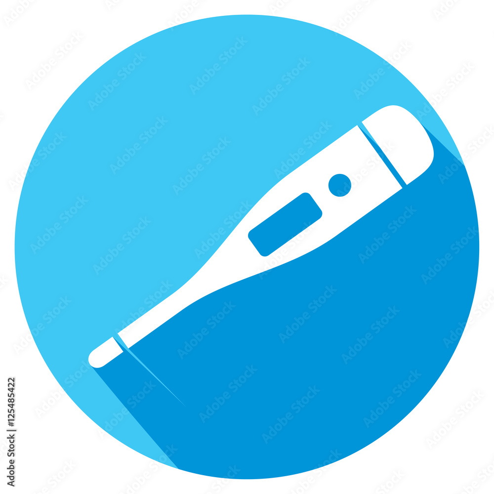 electronic (digital) thermometer flat icon electronic (digital) thermometer flat icon