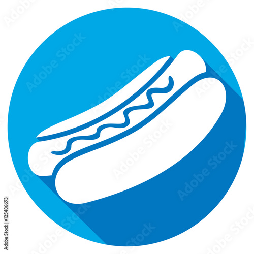 hot dog flat icon