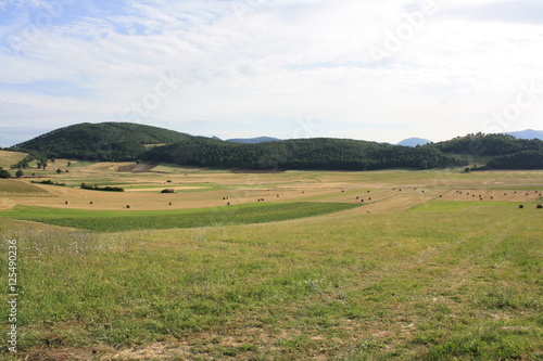 View of the landscape of Umbria, Italy photo