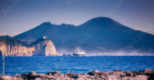 Photos Cape Miseno and Vesuvius, Gulf of Naples, Italy