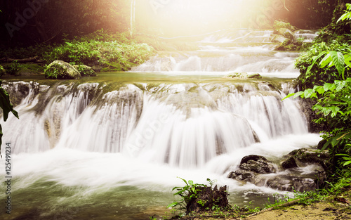 Sa Nang Manora cascade waterfall  Phang Nga  Thailand