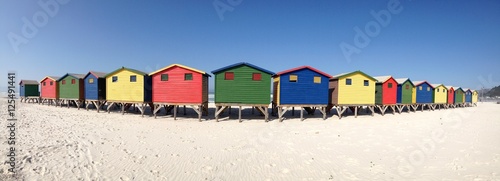 Colourful Beach Huts