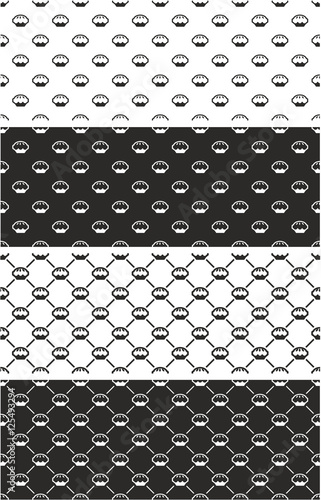 Pie Seamless Pattern Set