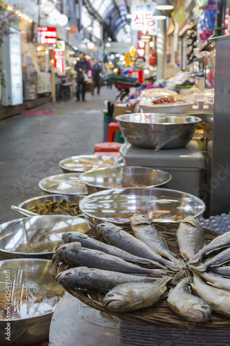 Photography Tongin Wholesale Market in Seoul, South Korea