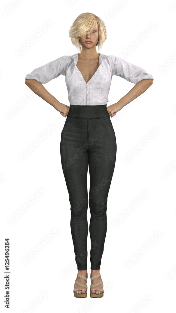 Fototapeta premium Angry Girl