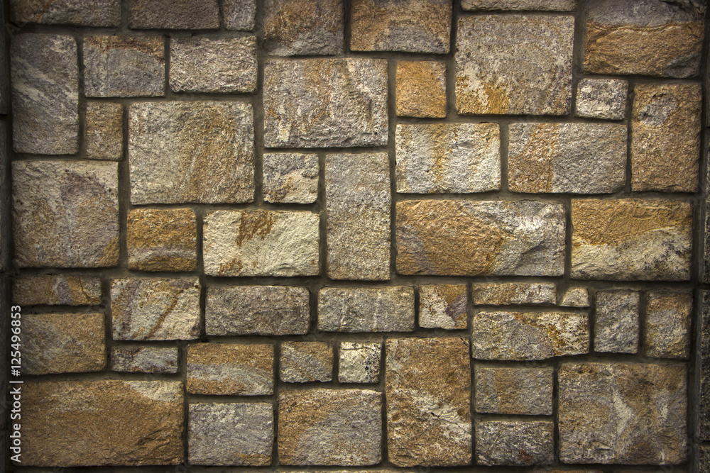 Naklejka premium wall of natural stone, travertine, marble, slate, sandstone. bac