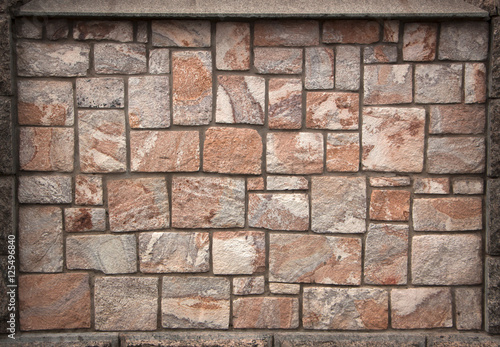 wall of natural stone  travertine  marble  slate  sandstone. bac