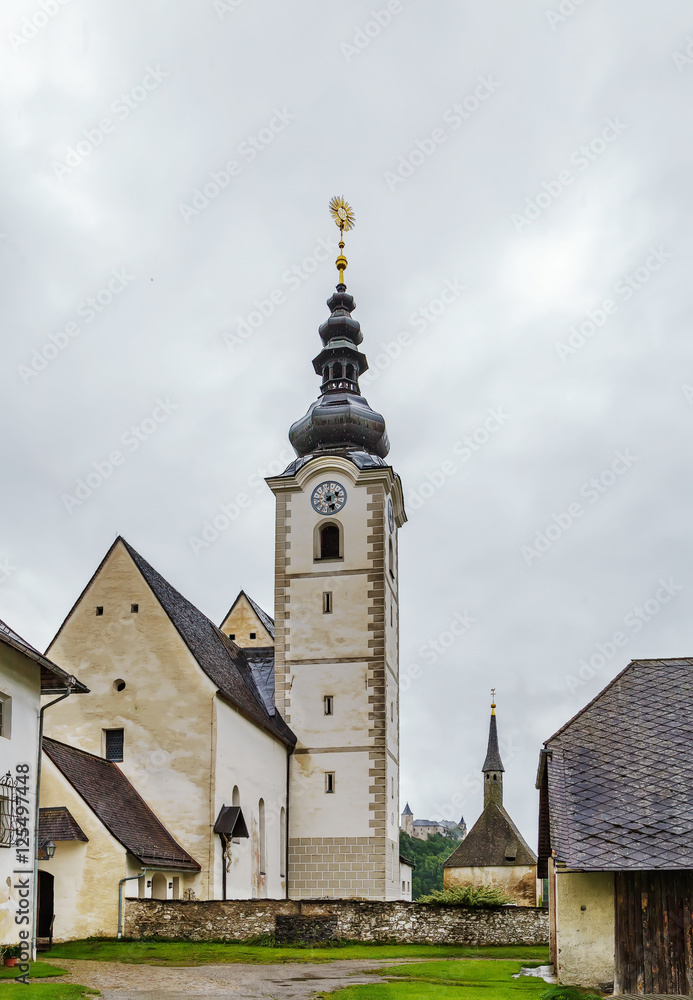 Parish church near Strassburg, Austria