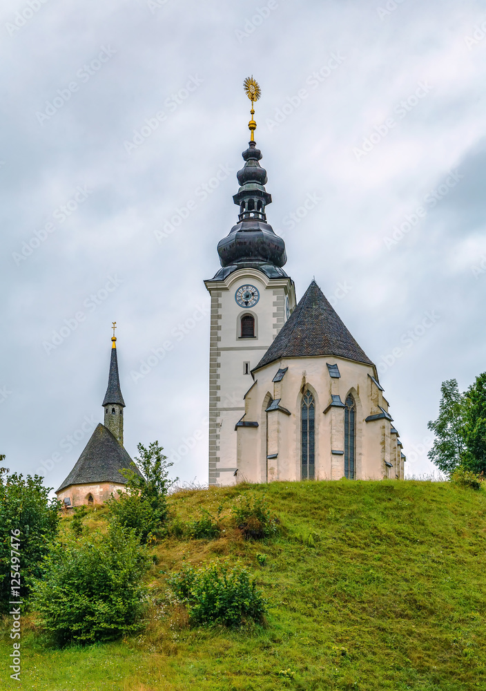 Parish church near Strassburg, Austria