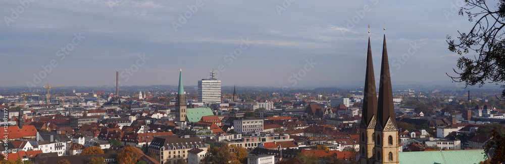 Stadtpanorama von Bielefeld Stadtpanorama von Bielefeld