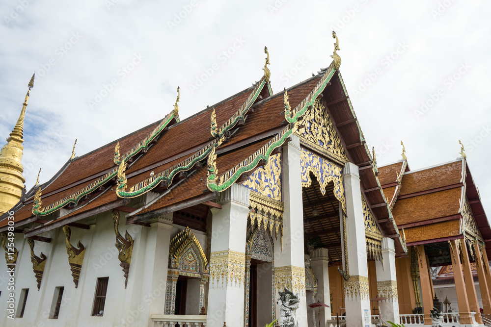 Popular temple is in north of Thailand. It called Popular temple is in north of Thailand. It called