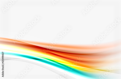 Smooth lines, abstract background