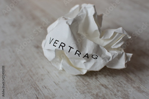 Vertrag, Kündigung, Kündigungserklärung, Vertragsauflösung 