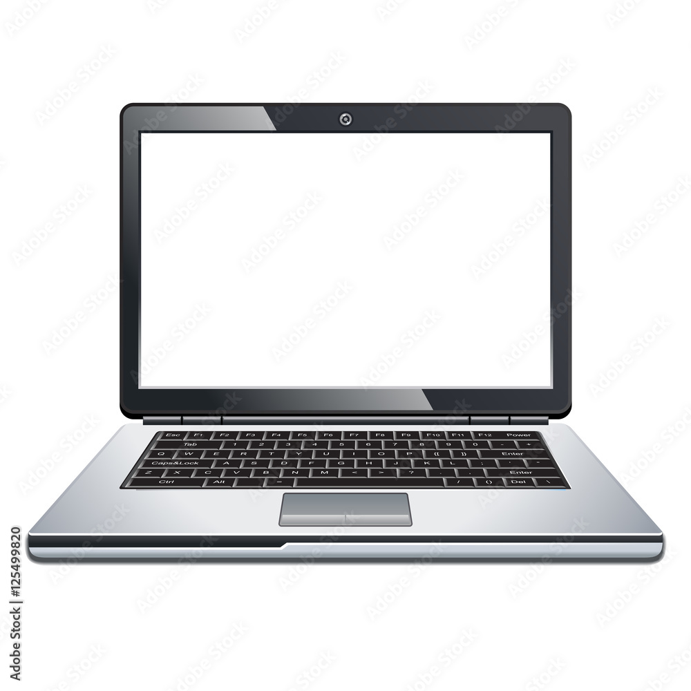 Laptop isolated on white Laptop isolated on white