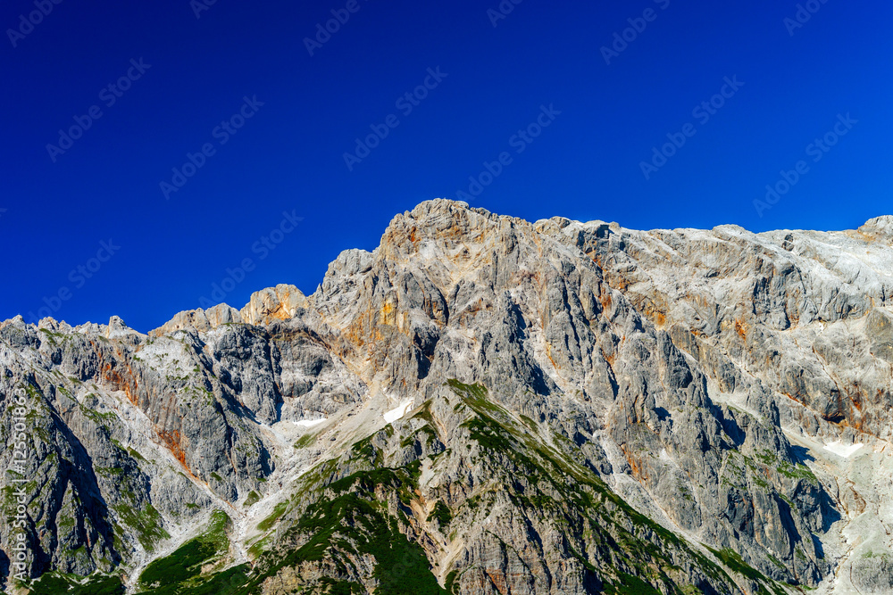 Fototapeta premium Beautiful mountain landscape view in Alps