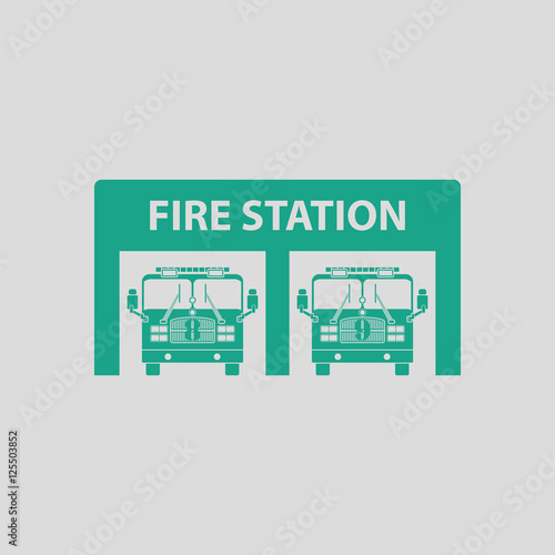 Fire station icon