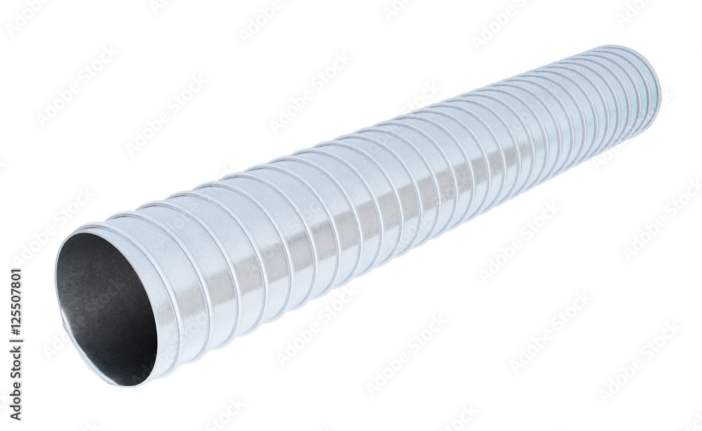 Duct pipe isolated on white background. 3d rendering Duct pipe isolated on white background. 3d rendering