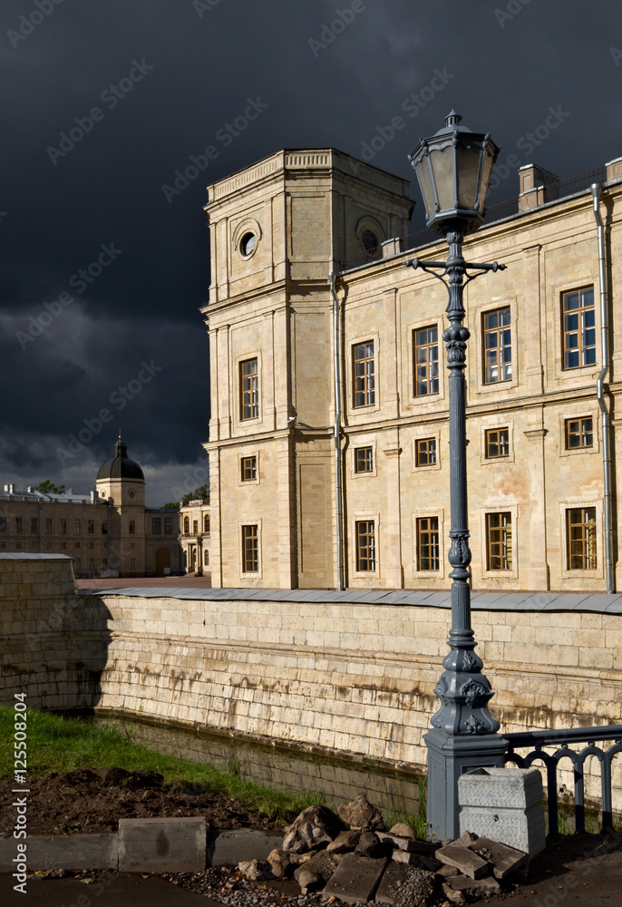 Great Gatchina Palace in Gatchina town near St Petersburg