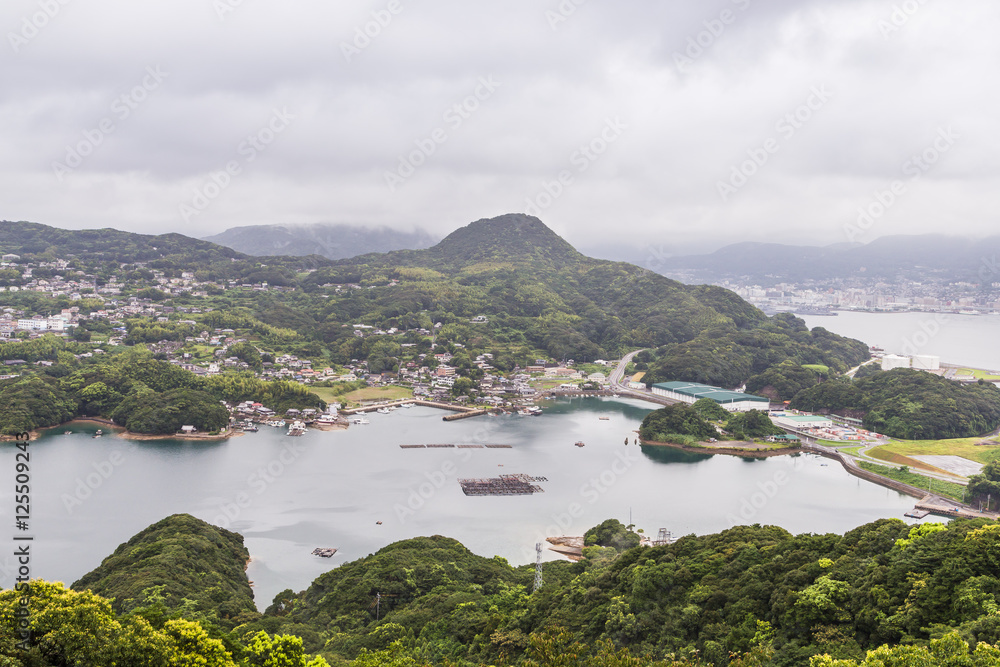 kujuku Islands overlook in Sasebo, Kyushu