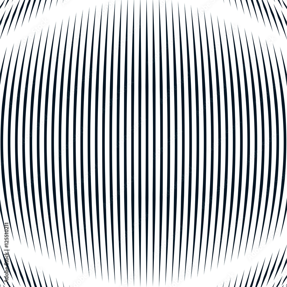 Optical background with monochrome geometric lines. Moire patter Optical background with monochrome geometric lines. Moire patter