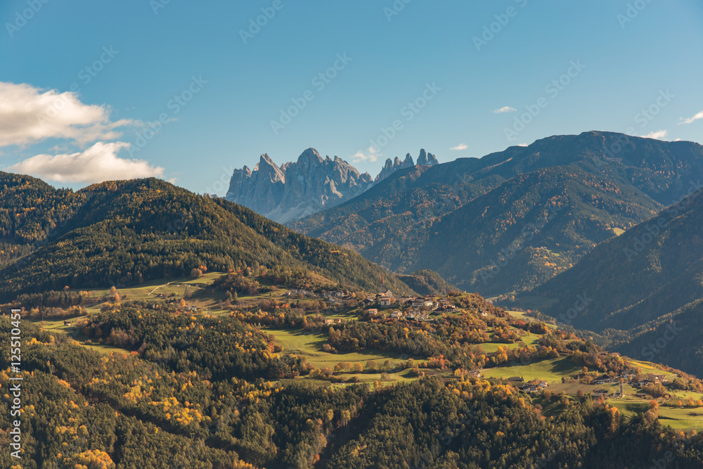 Obraz premium Odle panorama