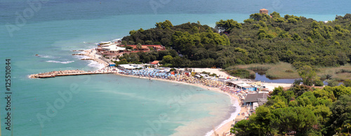 Fotografia The bay of Portonovo in the Conero coast (Ancona, Marche, Italy)