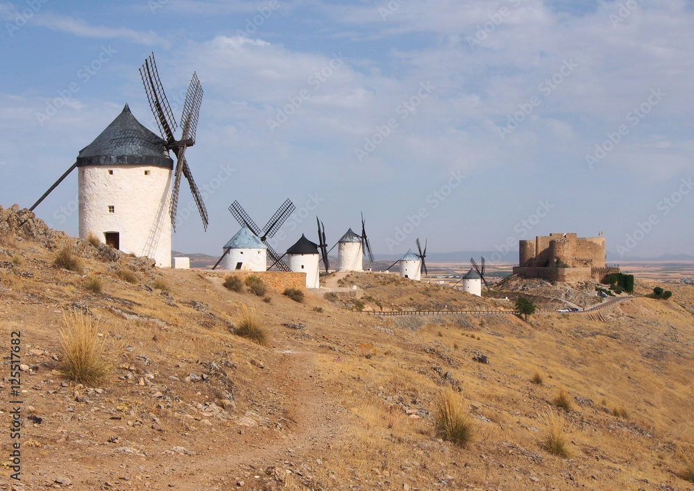 Windmills of Don Quixote. Cosuegra, Spain