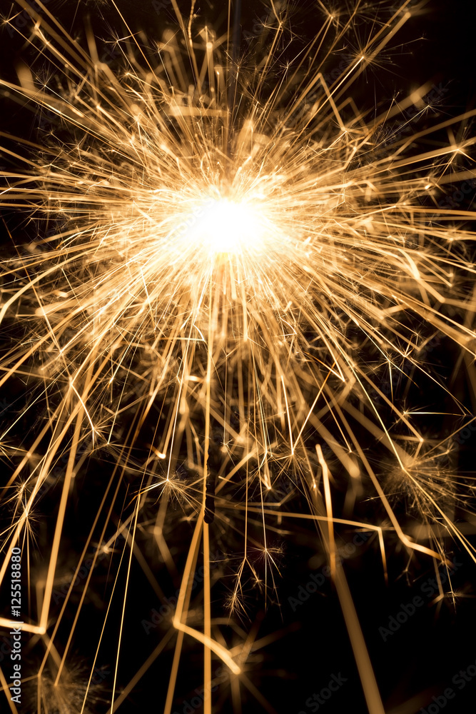 Fototapeta premium Burning sparkle