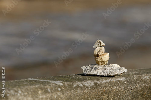 stone tower in old temple. photo