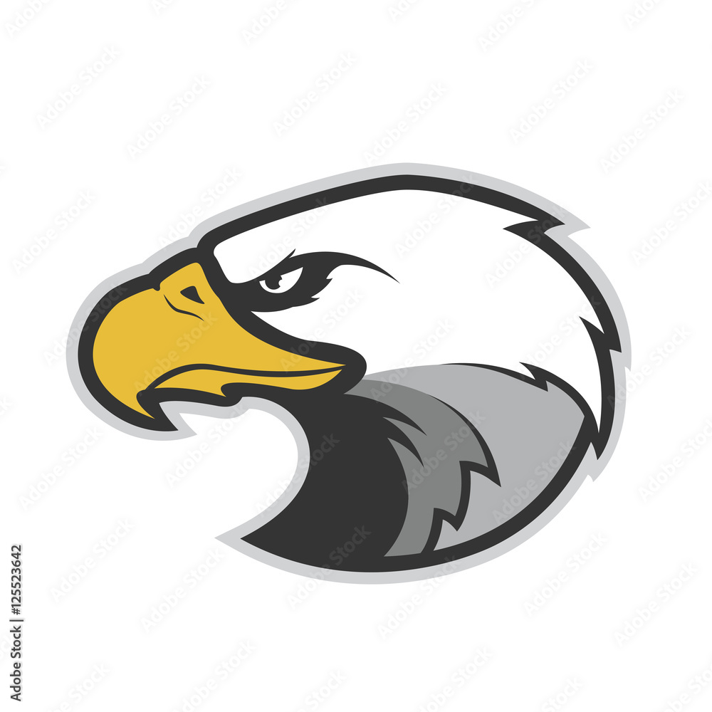 Obraz premium Eagle head mascot