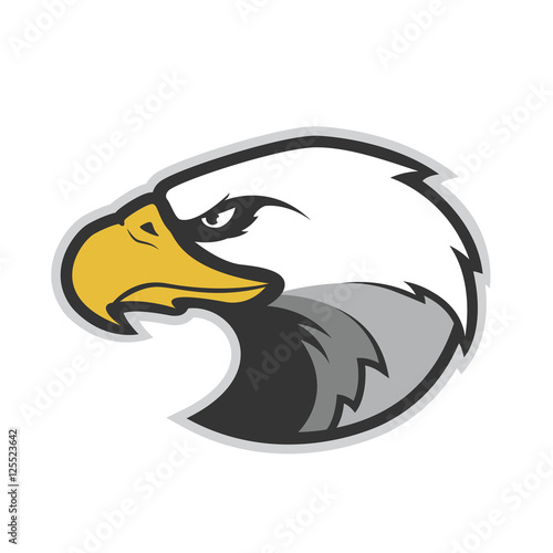 Eagle head mascot