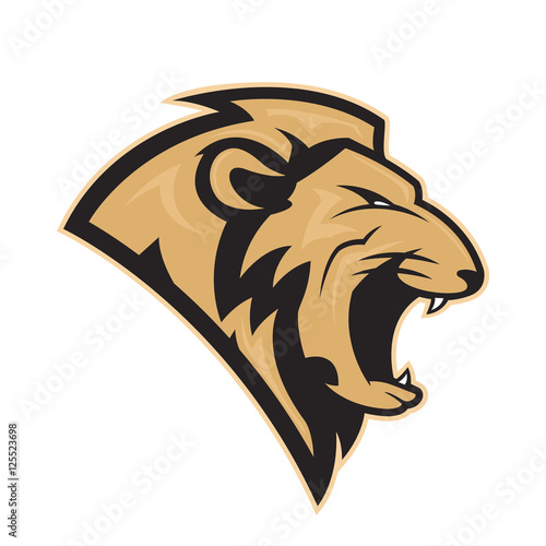 Fototapeta Naklejka Na Ścianę i Meble -  Lion head mascot