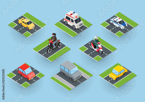 Public Transportation. Traffic Items Collection