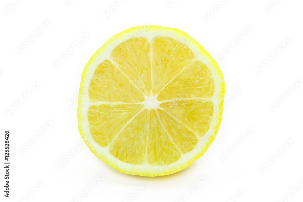 Lemon isolated on white Lemon isolated on white