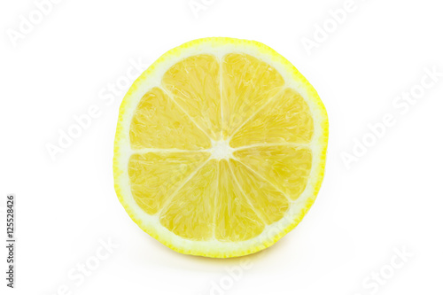 Lemon isolated on white
