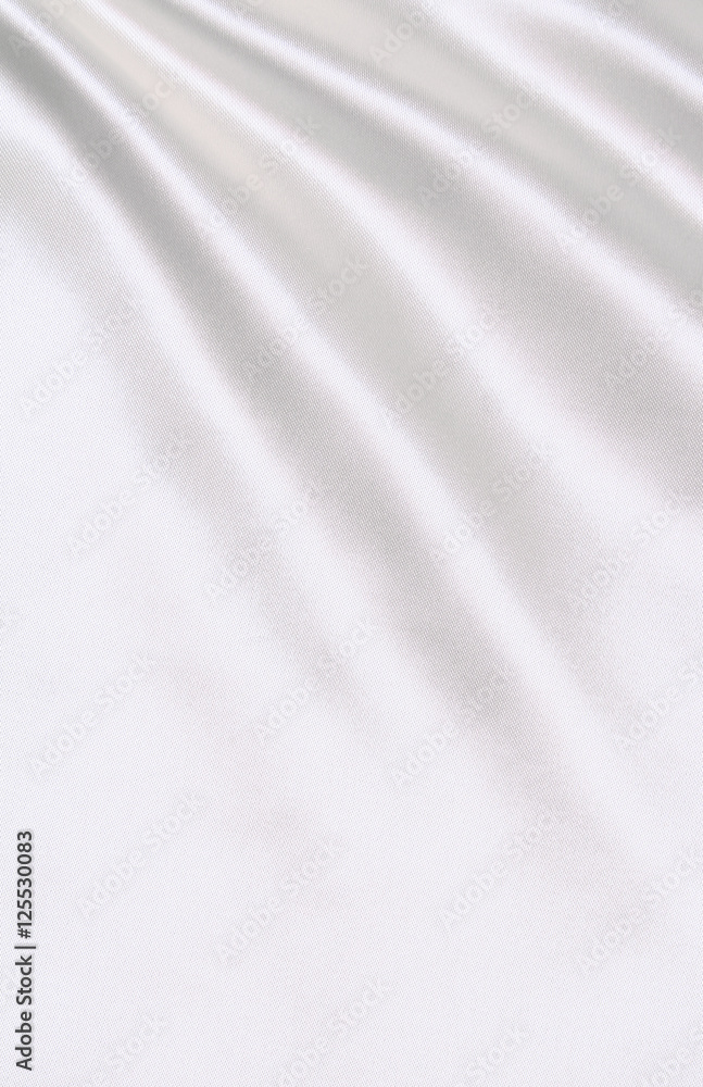Smooth elegant white silk as background Smooth elegant white silk as background