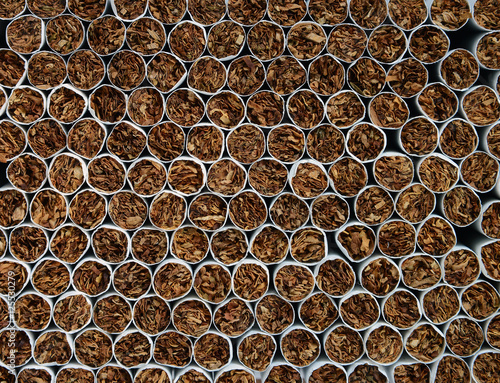 Cigarettes view from above