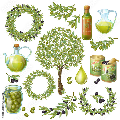 Olive Organic Elements Set