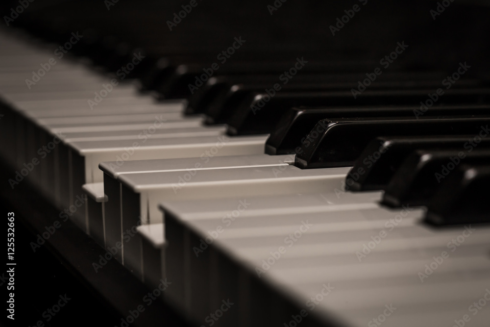 piano keys close-up, musical instrument piano keys close-up, musical instrument
