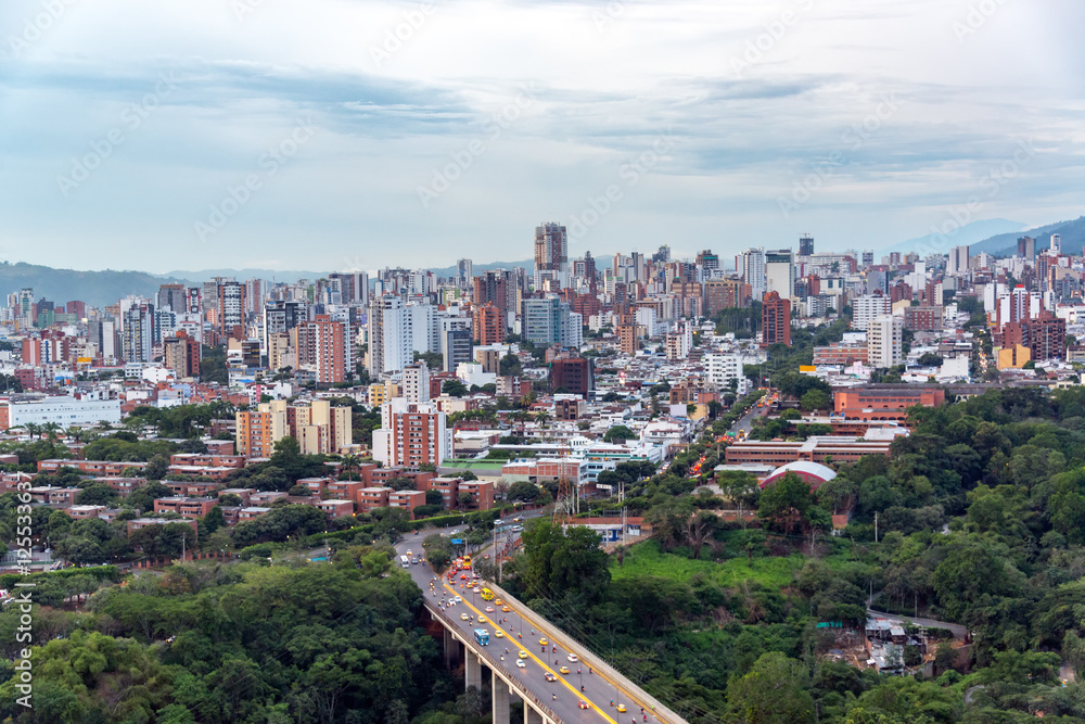Fototapeta premium Bucaramanga, Santander Cityscape
